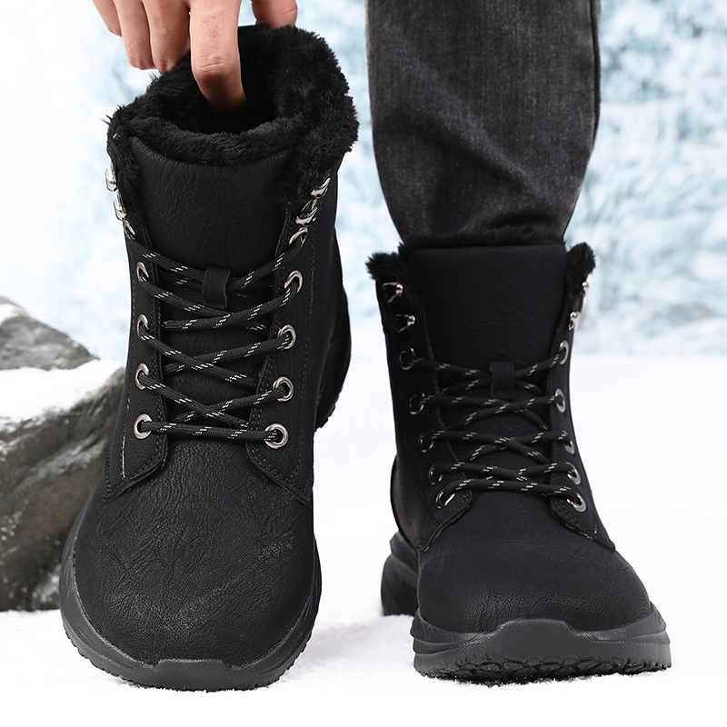 Waterproof Winter Boot - 남성용 겨울 방수 스노우 부츠, 넓은
