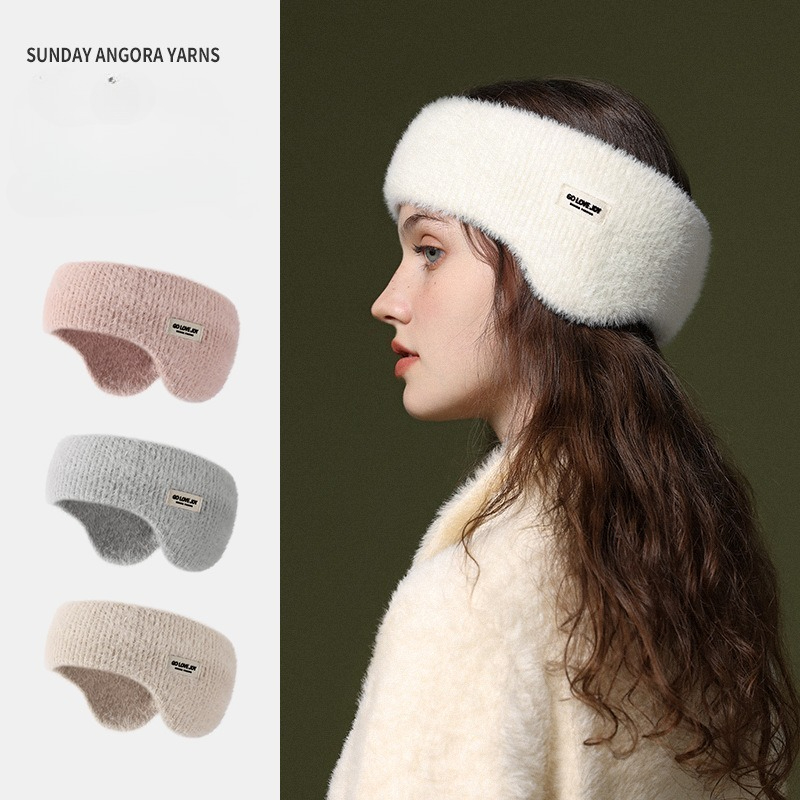 Winter Headband Fleece - 여성용 겨울 신상 니트 귀마개, 따뜻한