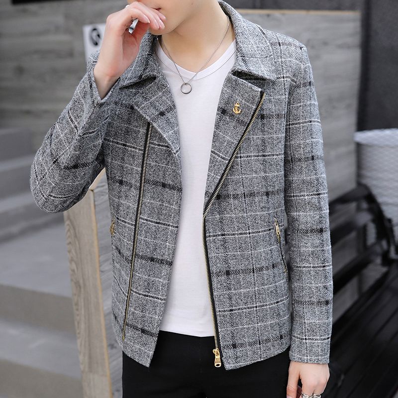 Wool Coat Peacoat - 남성용 짧은 울 혼방 피코트 2026