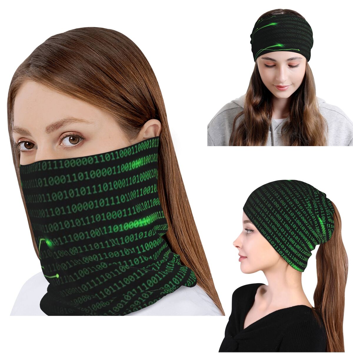 Neck Gaiter Fleece - 이중 코드가 들어간 담요와 가벼운 플리스
