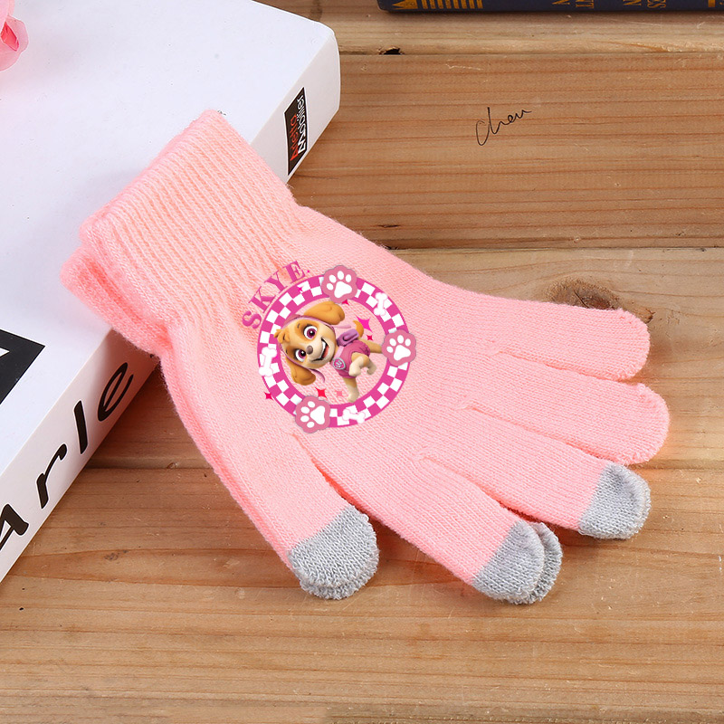 Touch Screen Gloves - 2025 PAW Patrol 장갑 만화 크리스마스