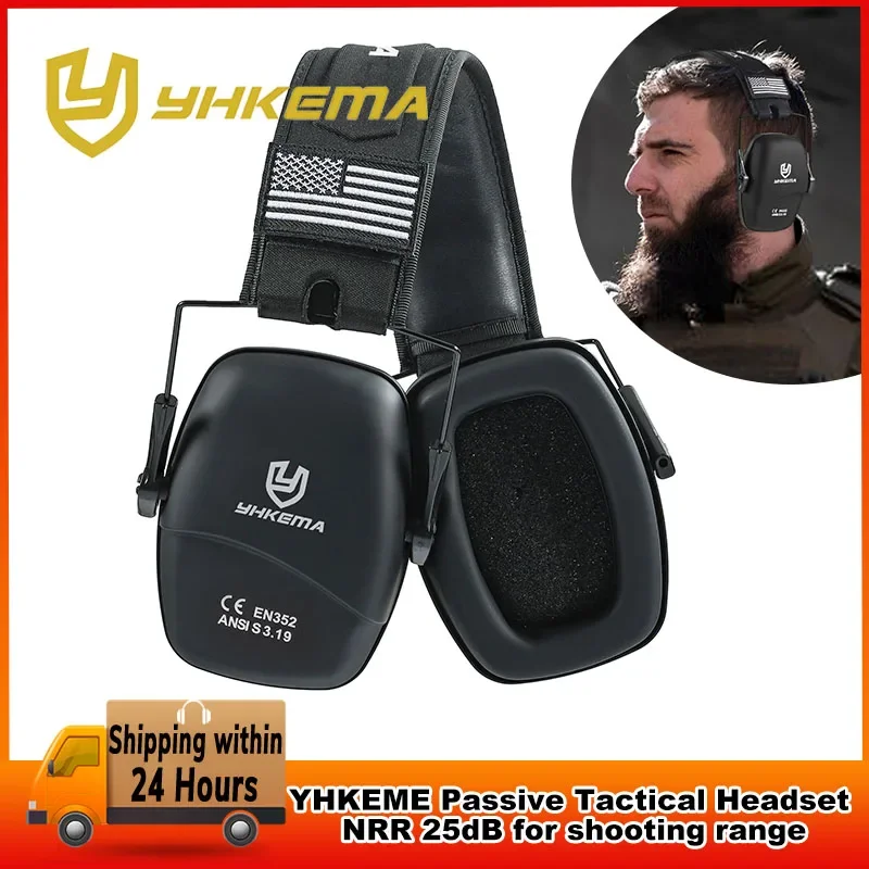 Earmuffs Foldable - YHKEMA 사격용 안전 귀마개, 슬림 패시브