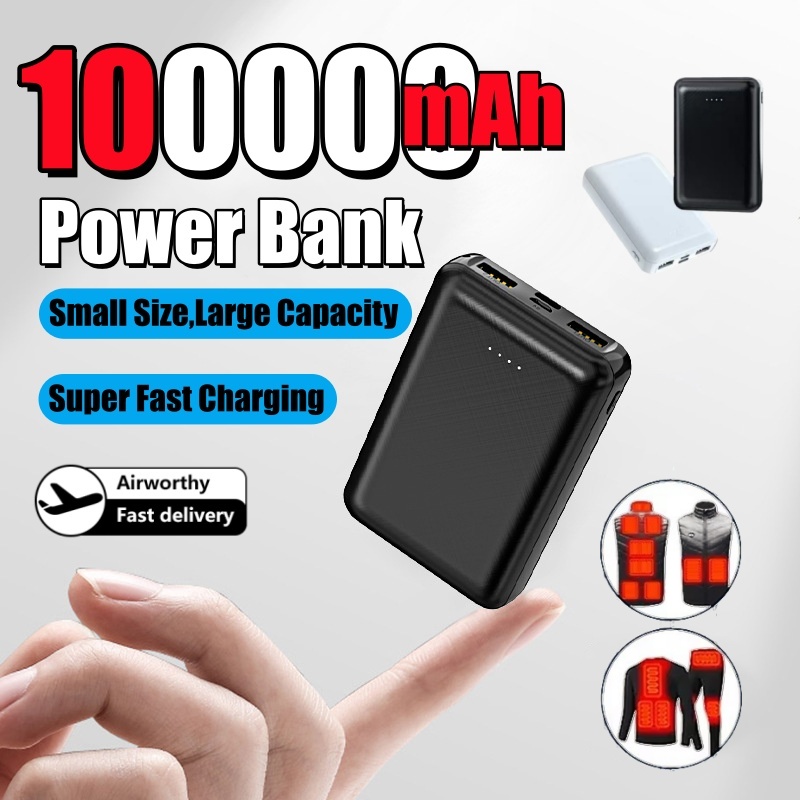 Heated Vest Battery - 휴대용 파워뱅크 100000mAh 외장 배터리 USB