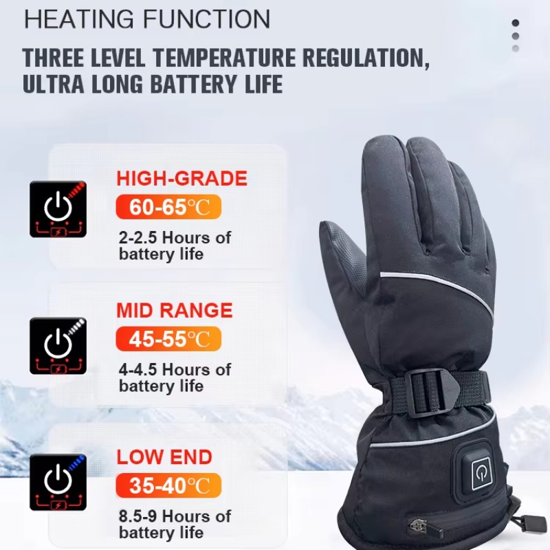 Touch Screen Gloves - 스노보드 터치스크린 발열 겨울용 보온 스키
