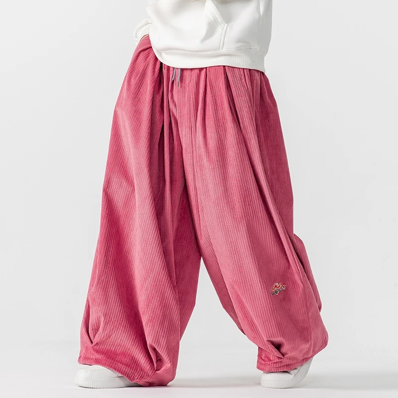 Corduroy Pant Warm - 남성 코듀로이 와이드 레그 팬츠 남성