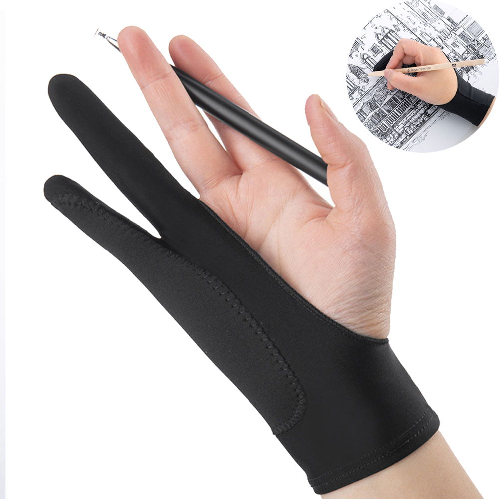 Touch Screen Gloves - 1PC 두 손가락 핸드 페인팅 장갑