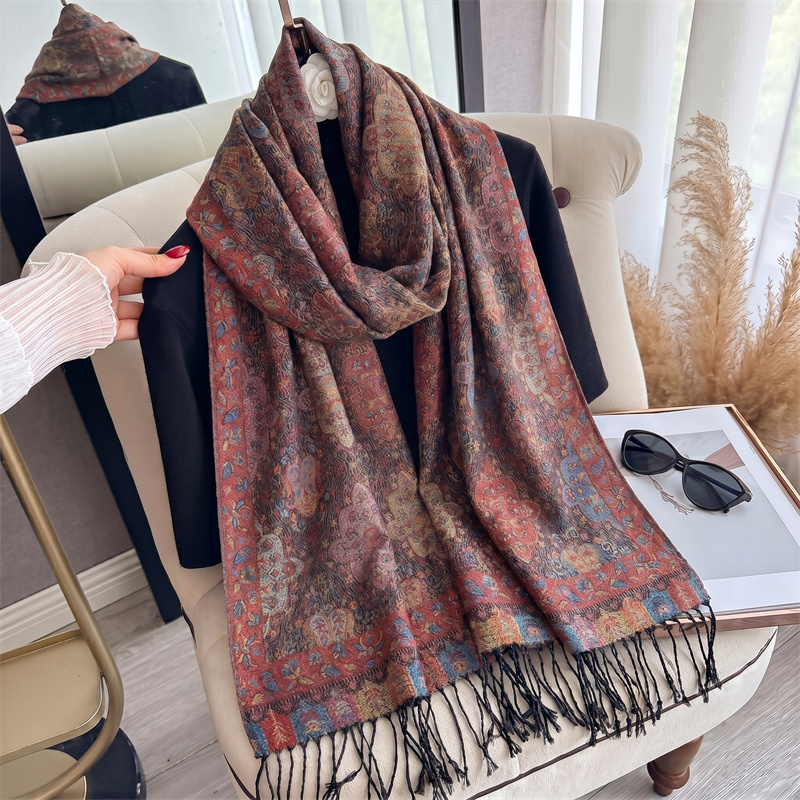 Cashmere Pashmina Wrap - 새로운 명품 여성 가을 겨울 캐시미어