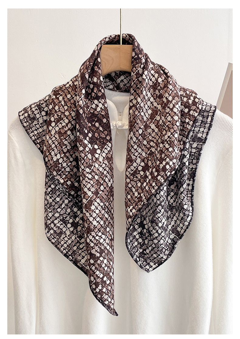Wool Scarf Men - 70% 울 30% 실크 여성용 스카프