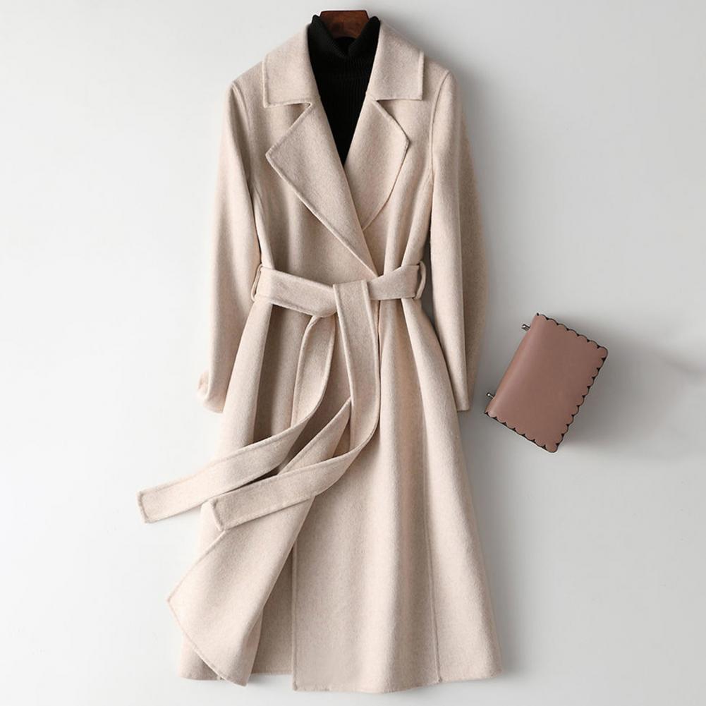 Wool Coat Peacoat - 여성 울 코트 여성용 롱 울