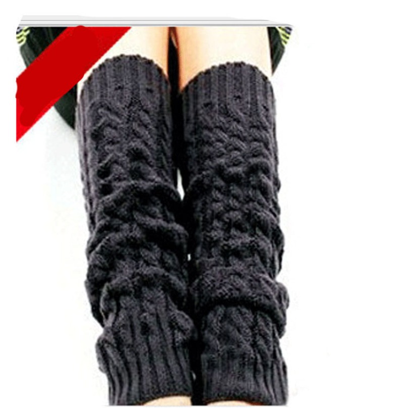 Thermal Sock Wool - 여성용 겨울용 발목 워머 스트레치 니트