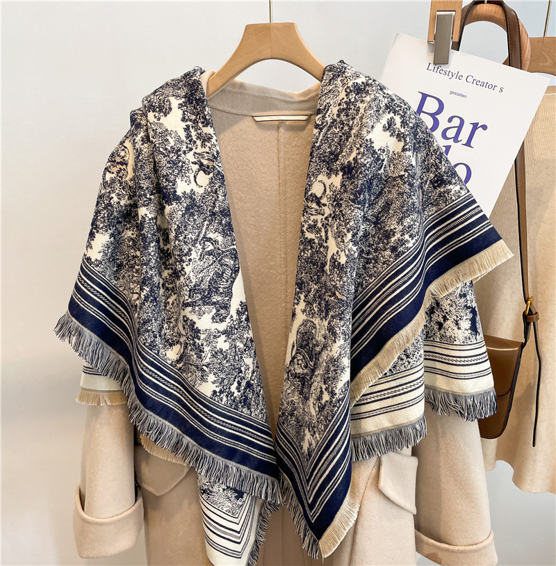 Cashmere Pashmina Wrap - 럭셔리 스카프 여성 캐시미어 블렌드 Bufanda