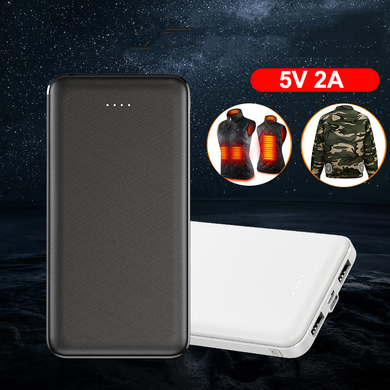 Heated Vest Battery - 5V 2A 파워 뱅크 20000mAh 발열