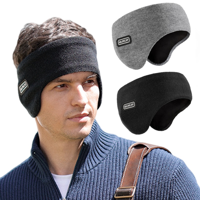 Fleece Ear Warmer Band - 겨울용 따뜻한 귀마개 여성 남성용 패션