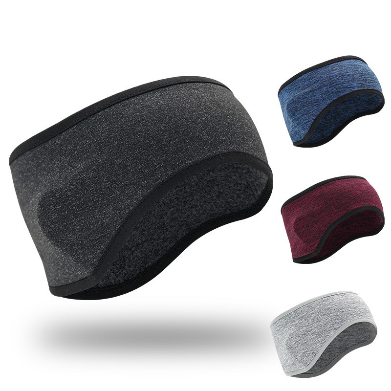 Fleece Ear Warmer Band - 남녀공용 겨울 스포츠 스웨트밴드 따뜻한 헤드밴드,