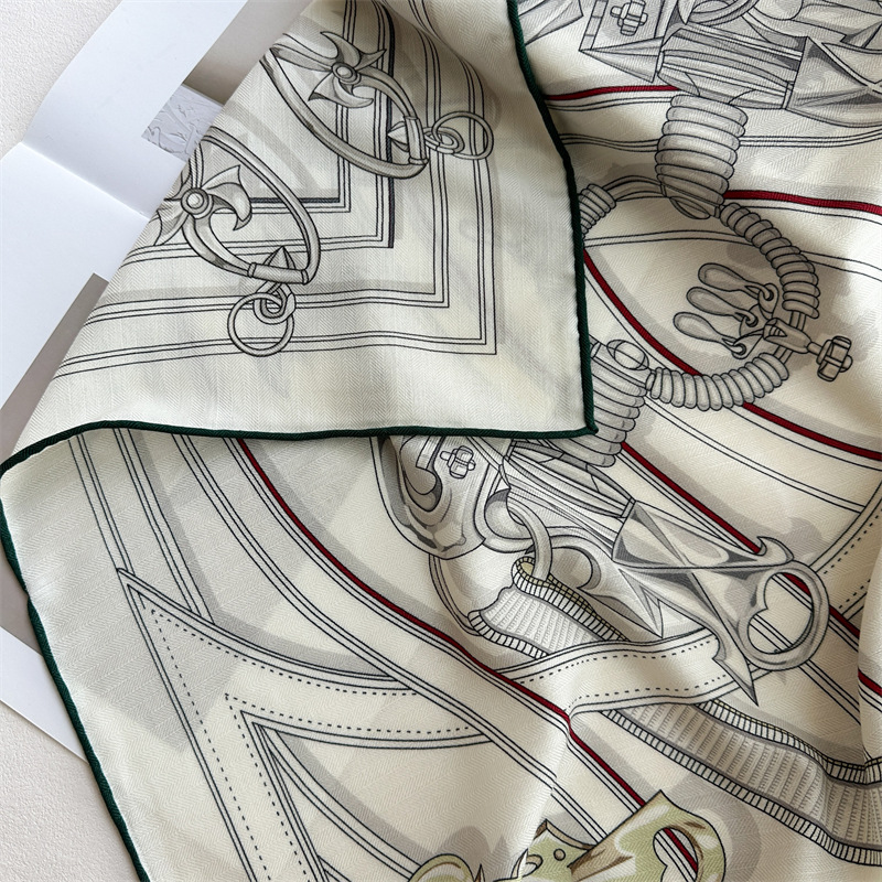 40% 실크 60% 울 스카프 135x135cm 여성용 - Shawl Wrap Winter 리뷰 및 가격