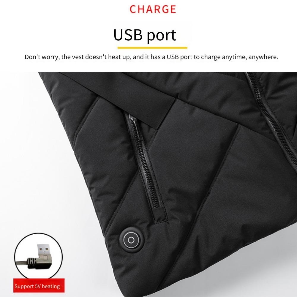 2025년 신제품 USB 전기 가열 조끼 남녀공용, 그 - Heated Vest Battery 리뷰 및 가격