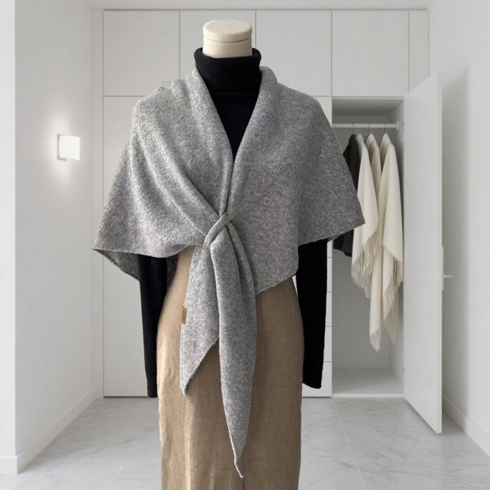 여성 숄 스카프 여성 숄 여성 니트 숄 스카프 부드럽고 - Wool Scarf Men 리뷰 및 가격