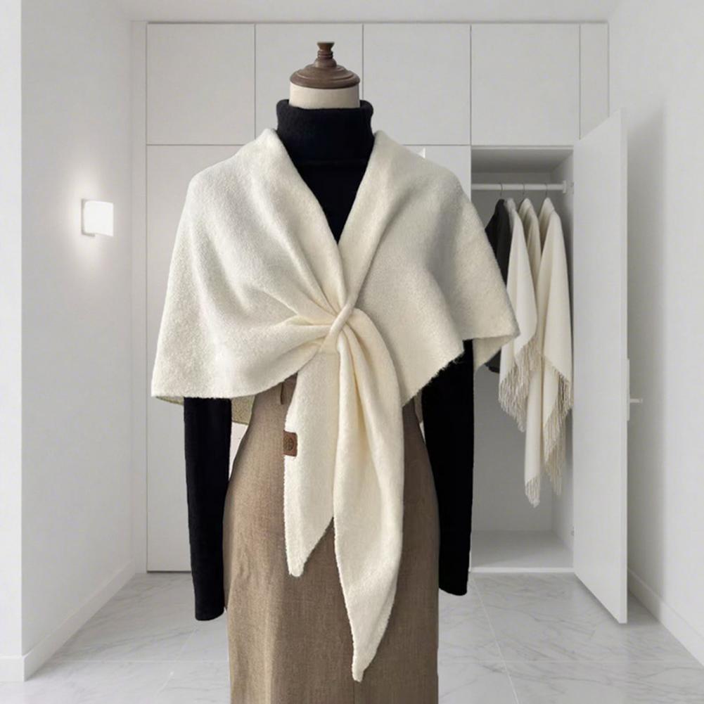 여성 숄 스카프 여성 숄 여성 니트 숄 스카프 부드럽고 - Wool Scarf Men 리뷰 및 가격
