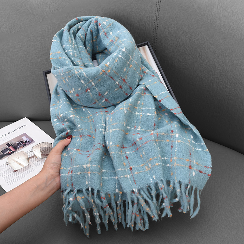 새로운 따뜻한 겨울 태슬 스카프 히잡 여성용 도트 플래 - Cashmere Pashmina Wrap 리뷰 및 가격