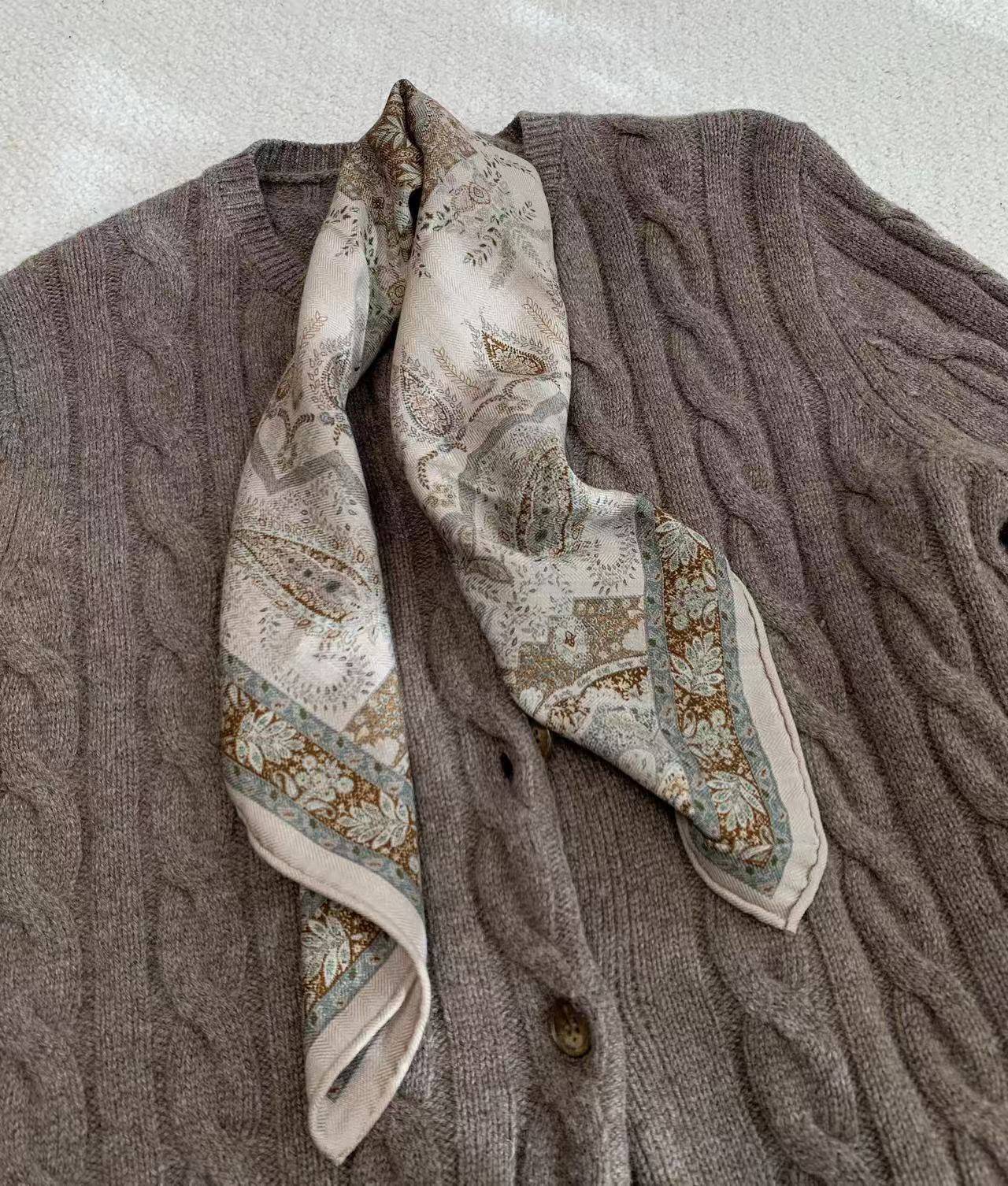 2026 울 실크 넥 워머 여성용 봄 시크 페이즐리 패 - Wool Scarf Men 리뷰 및 가격
