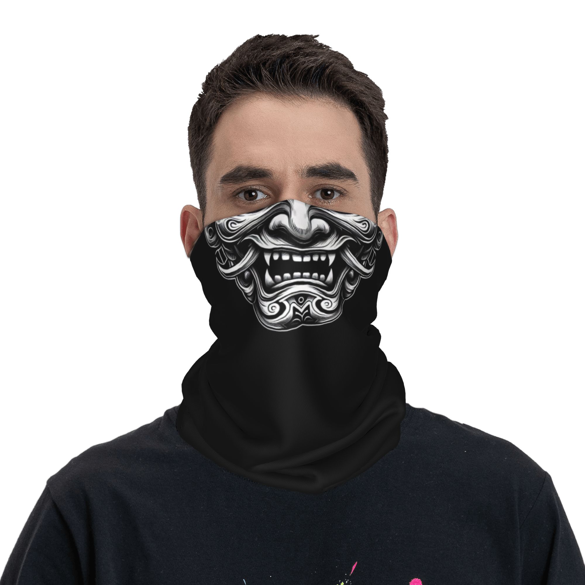 맞춤형 사무라이 오니 데몬 반다나 겨울 넥 워머 여성용 - Neck Gaiter Fleece 리뷰 및 가격
