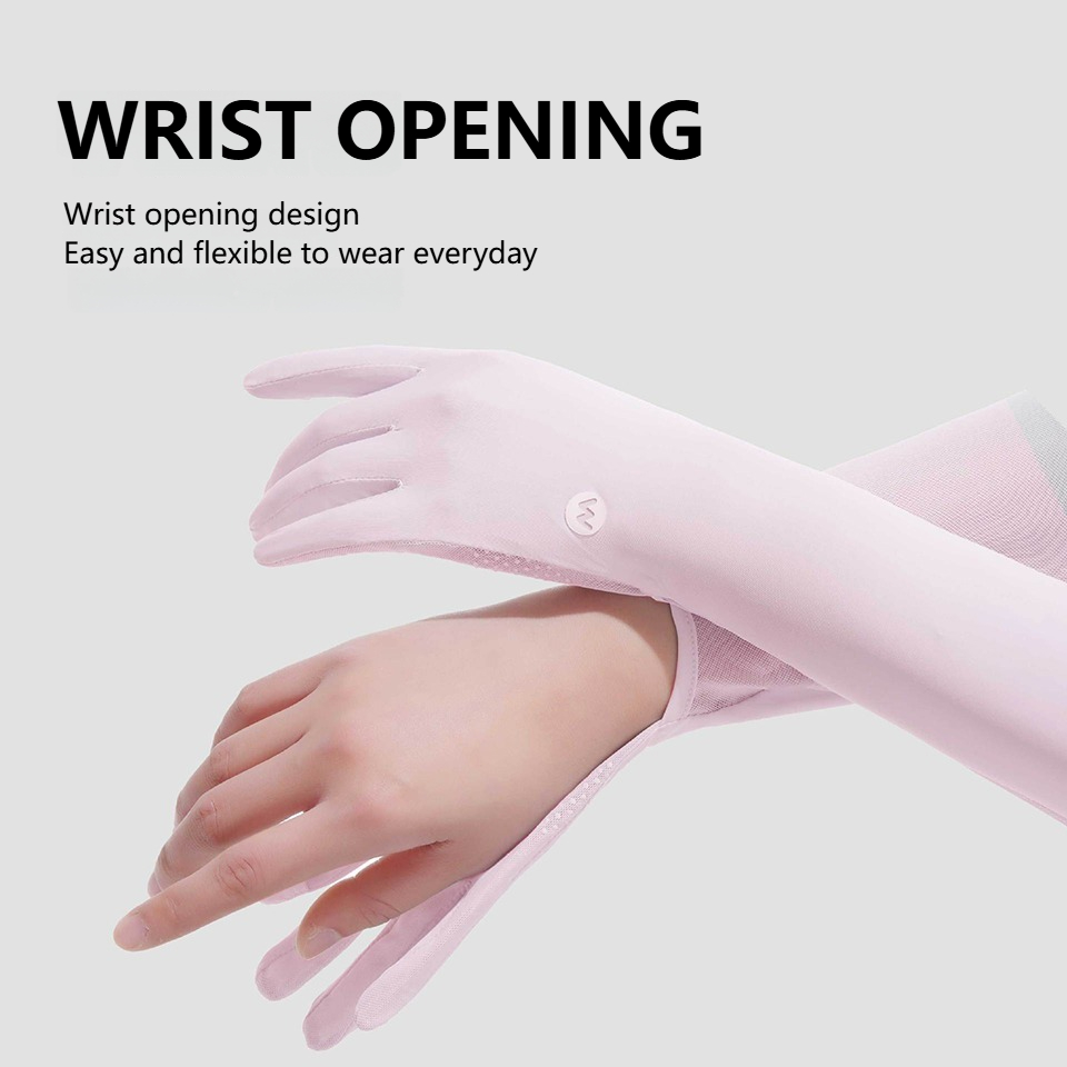 KoKossi 여름 여성용 팔 커버 통기성 긴 아이스  - Touch Screen Gloves 리뷰 및 가격