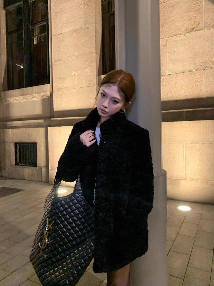 양털 재킷 코트 여성용 허리 조임형 피코트 더블 브레스 - Wool Coat Peacoat 리뷰 및 가격