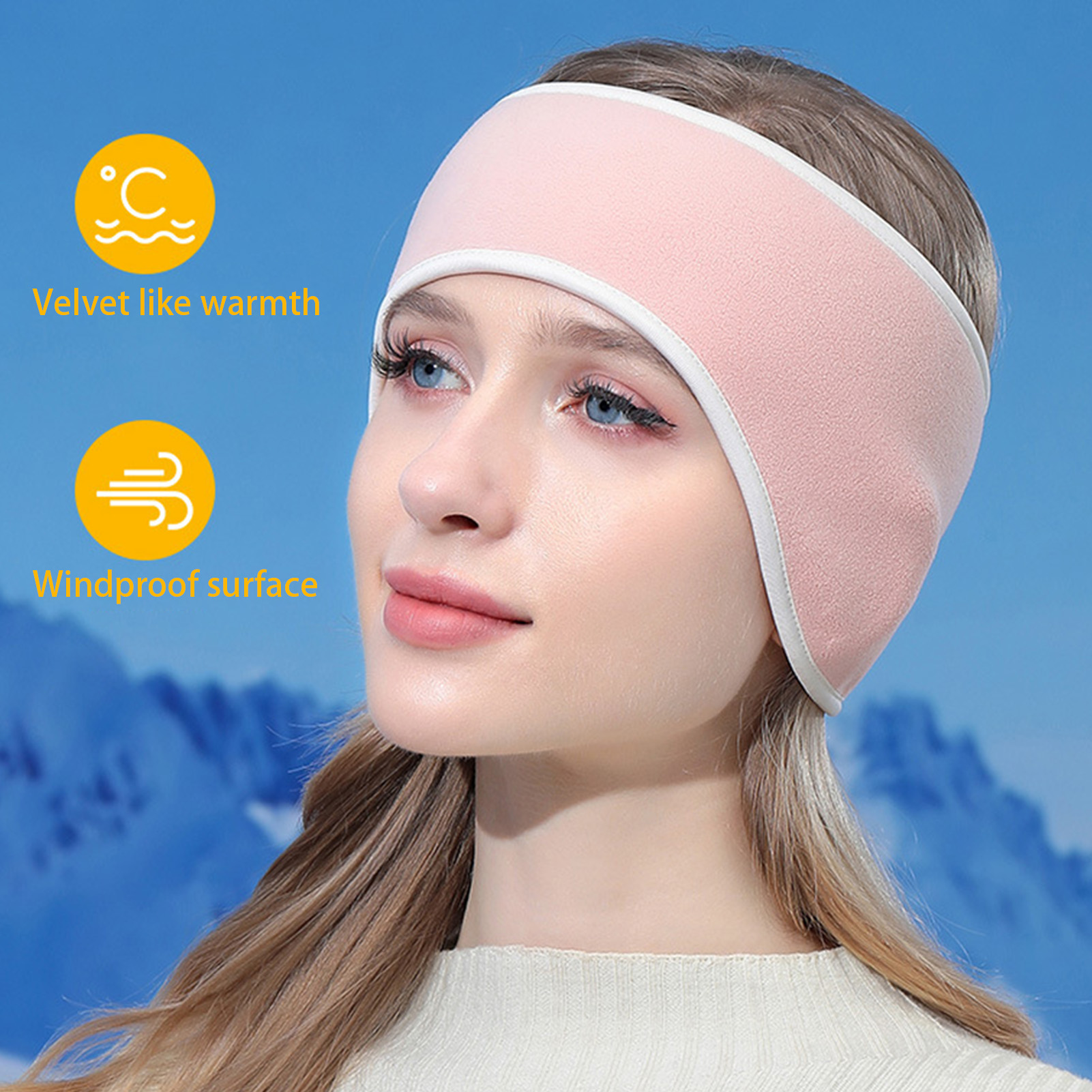 경량 겨울 플리스 보온 귀마개 따뜻한 플러시 헤드밴드  - Fleece Ear Warmer Band 리뷰 및 가격