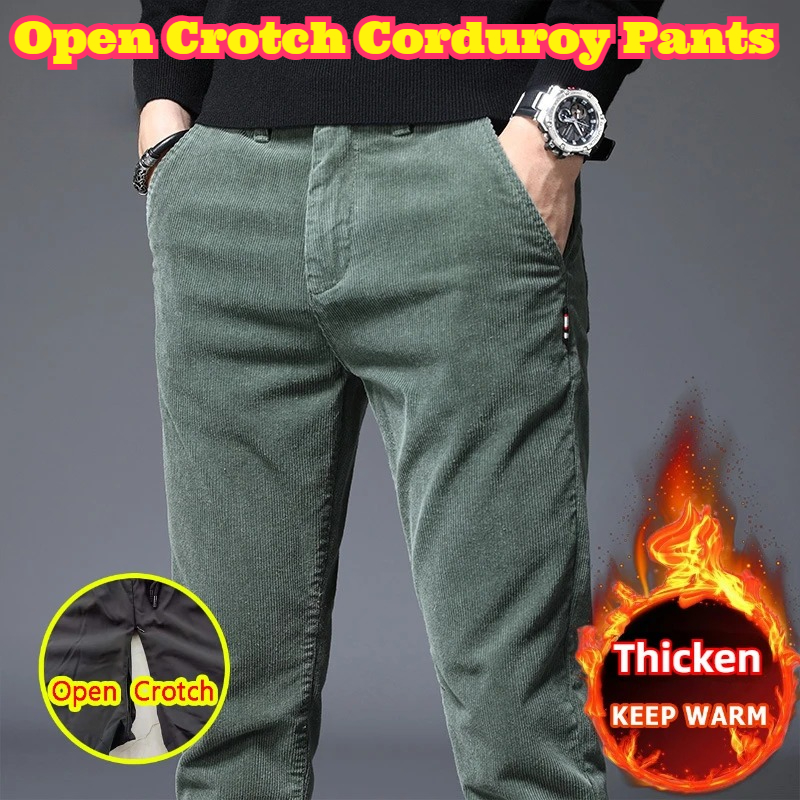 오픈 크로치 남성 가을 겨울 플리스 안감 코듀로이 팬츠 - Corduroy Pant Warm 리뷰 및 가격