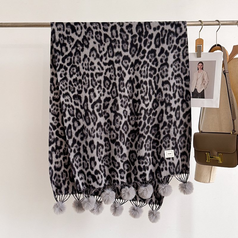 신상 럭셔리 겨울 레오파드 양면 캐시미어 스카프 고급  - Cashmere Pashmina Wrap 리뷰 및 가격