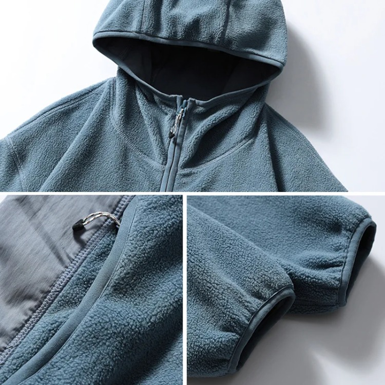 남성용 후드티 가을 겨울 면 재킷 야외 스포츠 단색 루 - Sherpa Hoodie Fleece 리뷰 및 가격