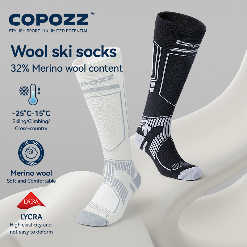 COPOZZ 새로운 겨울 스키 양말 남성 여성 열 메리 - Thermal Sock Wool 리뷰 및 가격