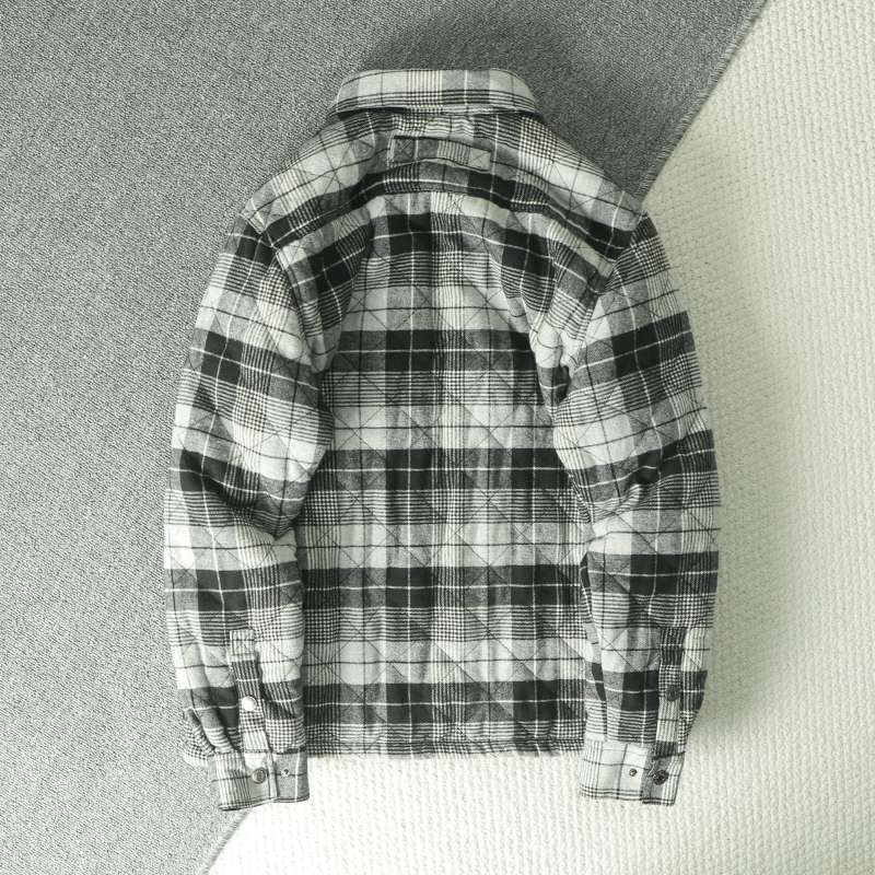 가을 겨울 남성용 플란넬 플리스 체크 셔츠 재킷 (가슴 - Flannel Shirt Lined 리뷰 및 가격