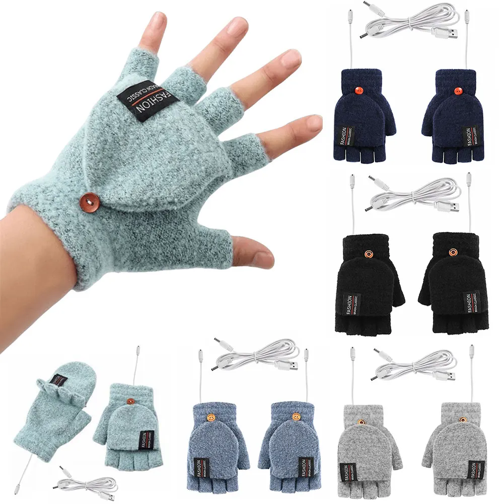 USB 전기 가열 장갑 겨울 야외용 열 터치스크린 풀/ - Touch Screen Gloves 리뷰 및 가격