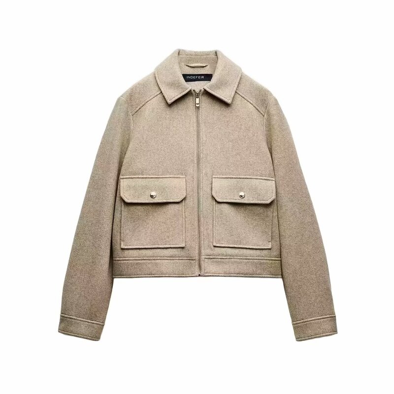 2024년 가을 여성용 소프트 재킷 코트 디자인 지퍼  - Down Jacket Packable 리뷰 및 가격