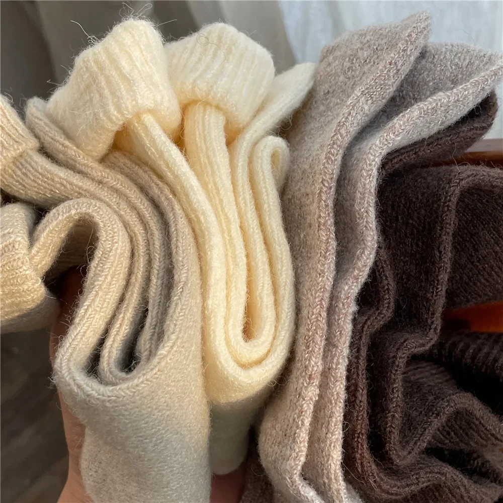 여성용 두꺼운 따뜻한 긴 양모 양말, 일본 귀여운 캐시 - Thermal Sock Wool 리뷰 및 가격