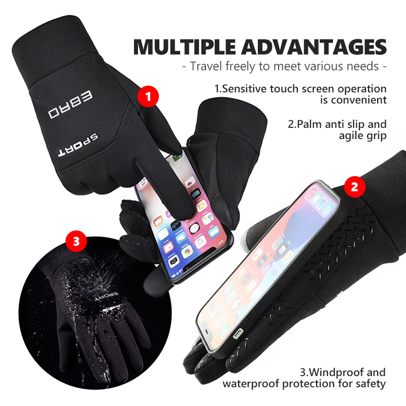 방수 겨울 따뜻한 장갑 Ebro S400 S700 S8 - Touch Screen Gloves 리뷰 및 가격