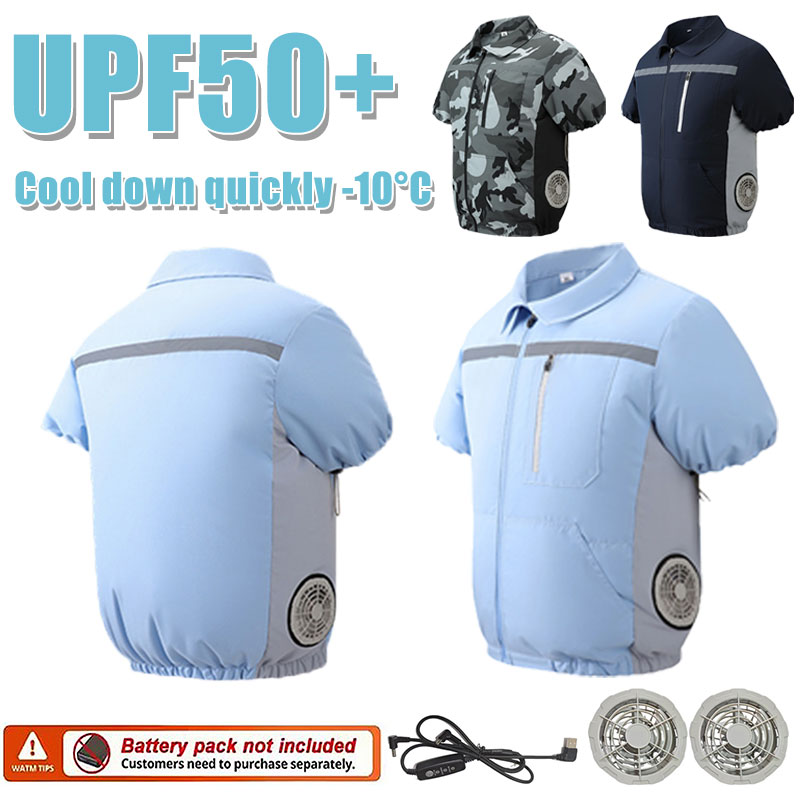 여름용 냉방 반팔 에어컨 의류 2홀 팬 내장 남성용 열 - Down Jacket Packable 리뷰 및 가격