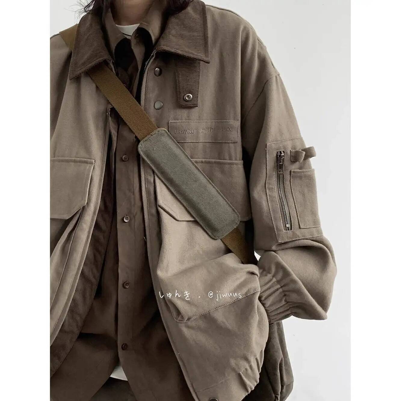 남자 자켓 봄 가을 루즈 카고 자켓 일본 빈티지 멀티  - Down Jacket Packable 리뷰 및 가격