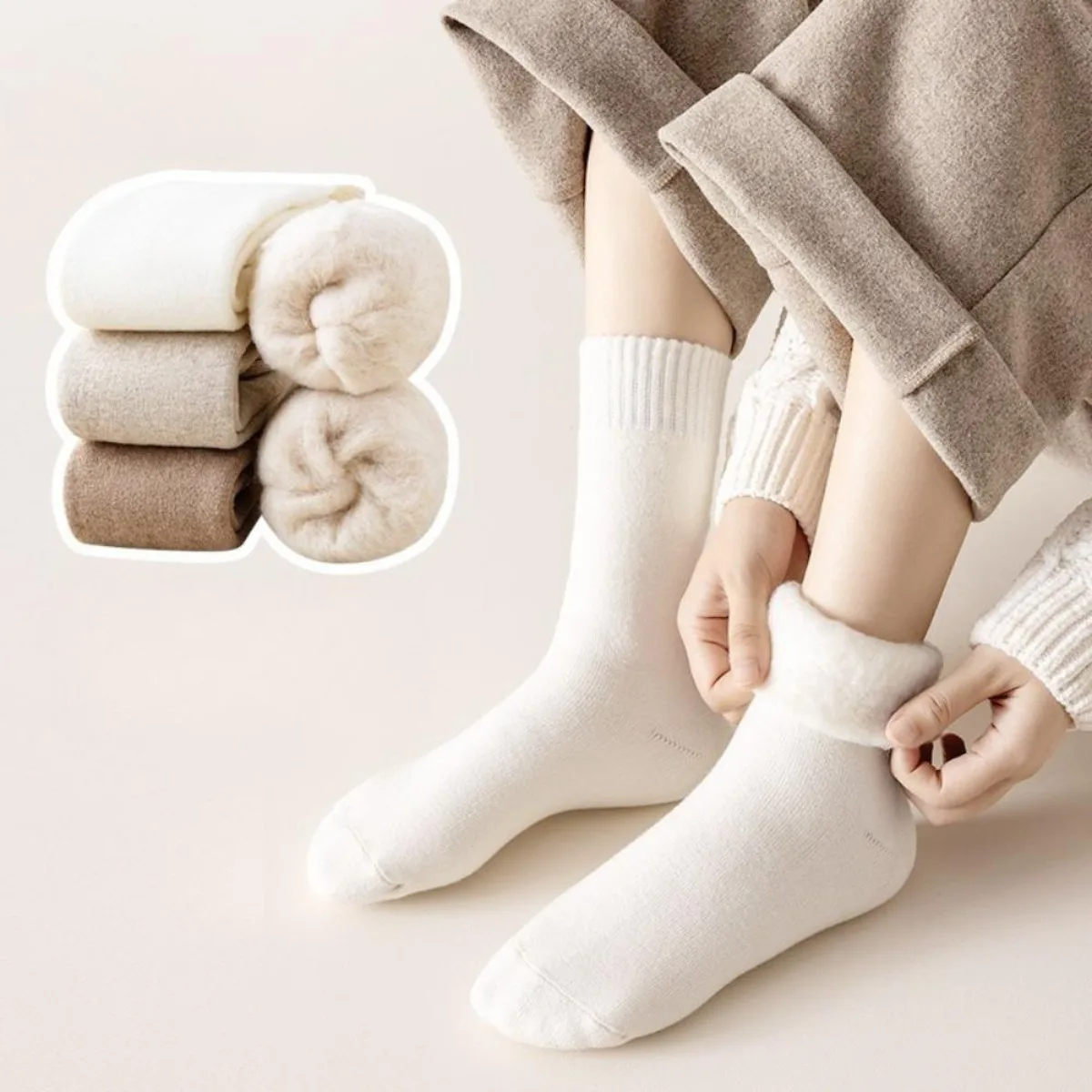 1쌍 겨울용 따뜻한 보온 양말 여성용 두꺼운 단열 발열 - Thermal Sock Wool 리뷰 및 가격