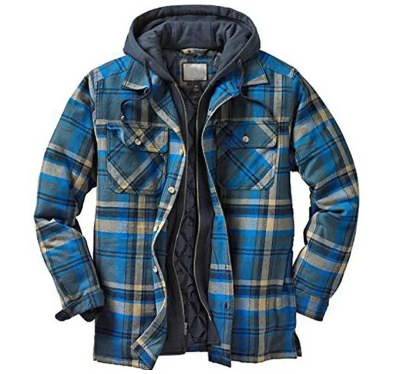 남성 플리스 안감 플란넬 체크 셔츠 재킷 버튼다운 셰르 - Flannel Shirt Lined 리뷰 및 가격