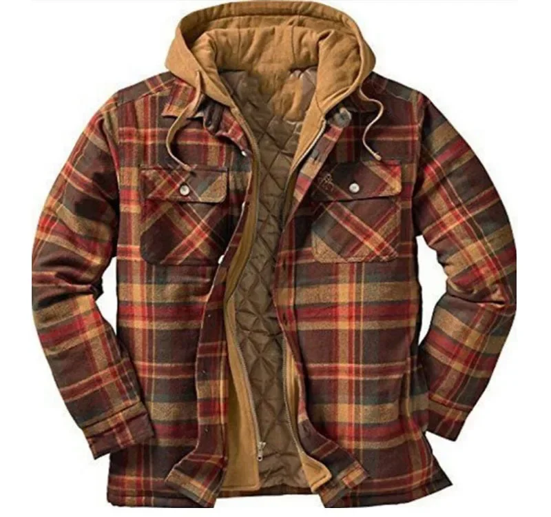 남성 플리스 안감 플란넬 체크 셔츠 재킷 버튼다운 셰르 - Flannel Shirt Lined 리뷰 및 가격
