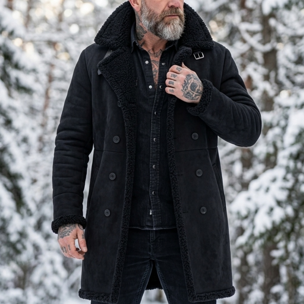 남성용 인조 스웨이드 퍼 안감 겨울 재킷 방풍 더블 브 - Down Jacket Packable 리뷰 및 가격