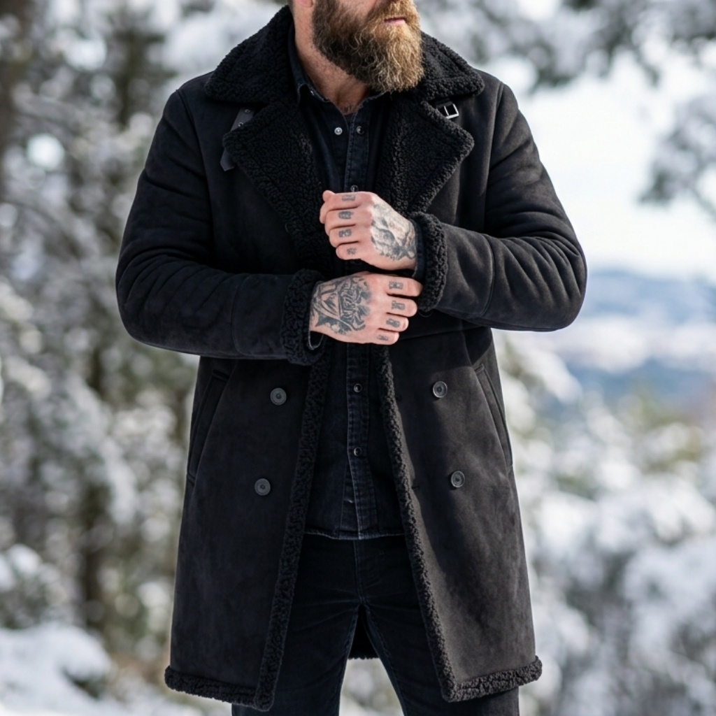 남성용 인조 스웨이드 퍼 안감 겨울 재킷 방풍 더블 브 - Down Jacket Packable 리뷰 및 가격
