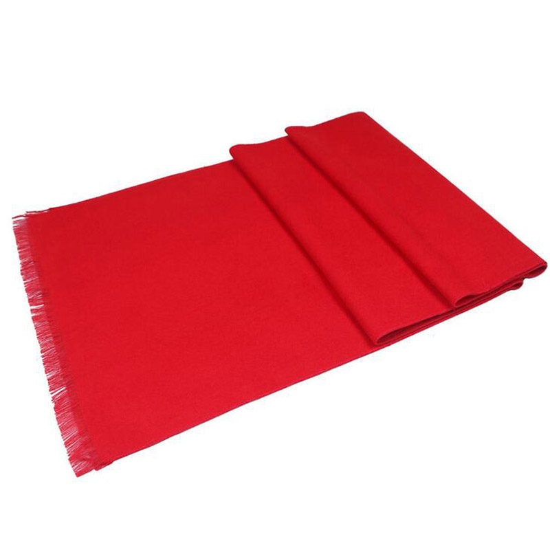 남성용 단색 레드 스카프, 럭셔리 브랜드 디자이너 스타 - Wool Scarf Men 리뷰 및 가격