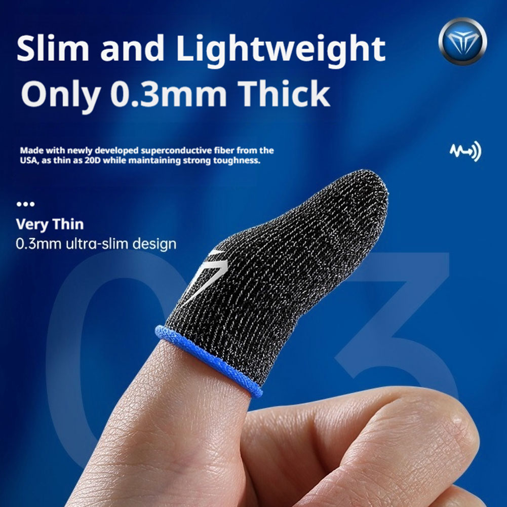 2/20PCS 게임용 손가락 장갑 초전도성 섬유 초박형 - Touch Screen Gloves 리뷰 및 가격