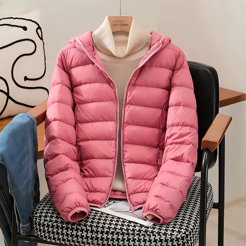 플러스 사이즈 여성 후드 한국 슬림 퍼퍼 자켓 2023 - Down Jacket Packable 리뷰 및 가격