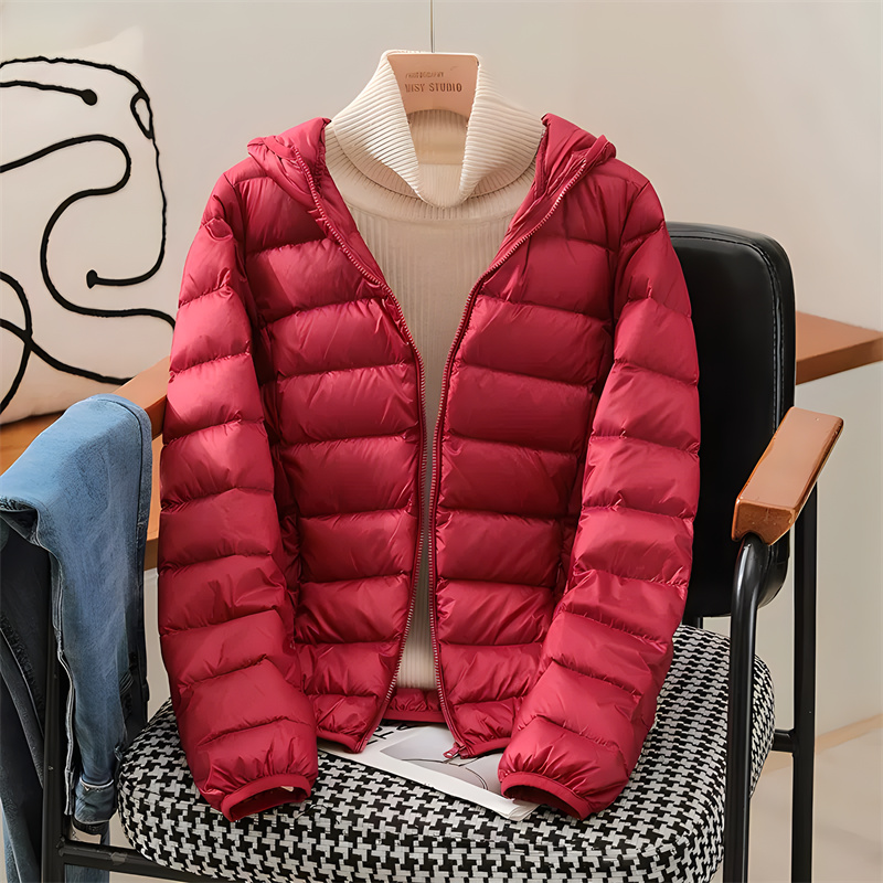 플러스 사이즈 여성 후드 한국 슬림 퍼퍼 자켓 2023 - Down Jacket Packable 리뷰 및 가격