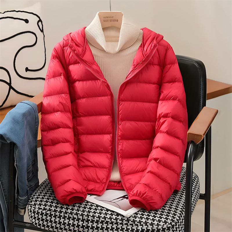 플러스 사이즈 여성 후드 한국 슬림 퍼퍼 자켓 2023 - Down Jacket Packable 리뷰 및 가격
