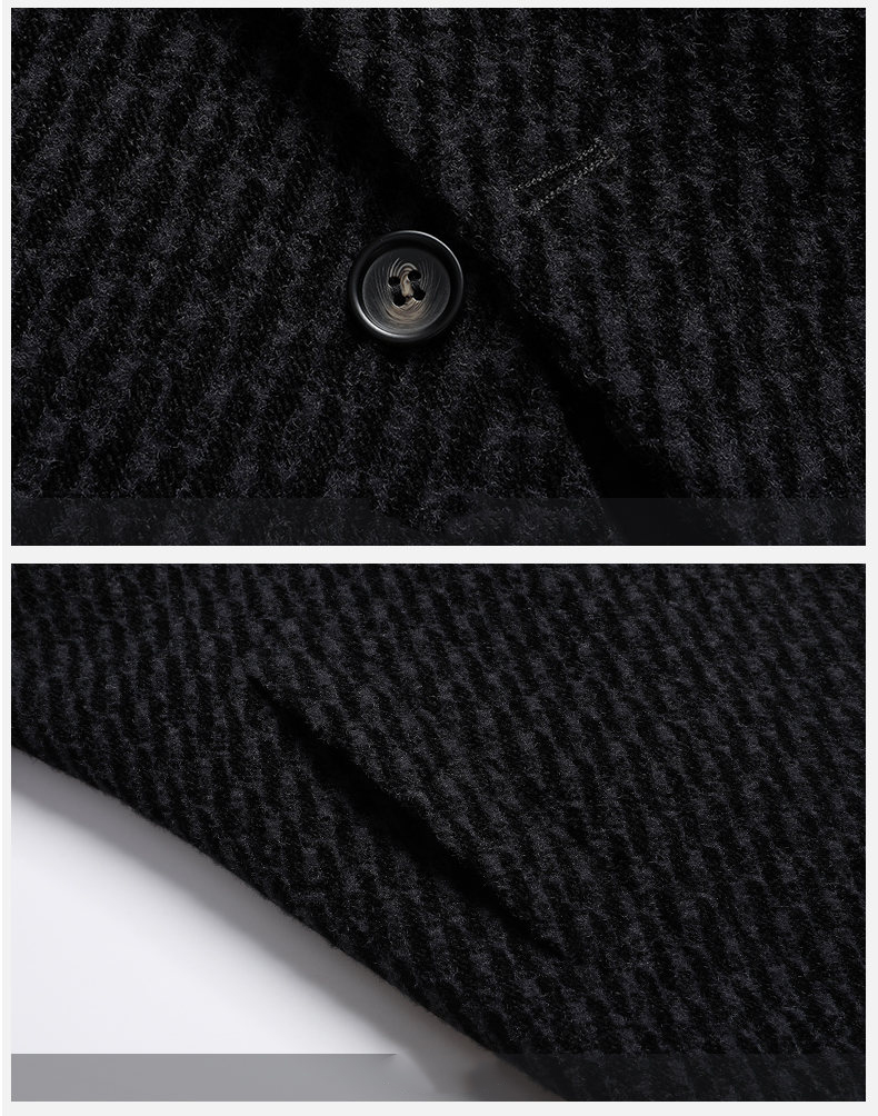 롱코트 남성용 울 재킷 가을 남성 의류 오버코트 남성용 - Wool Coat Peacoat 리뷰 및 가격